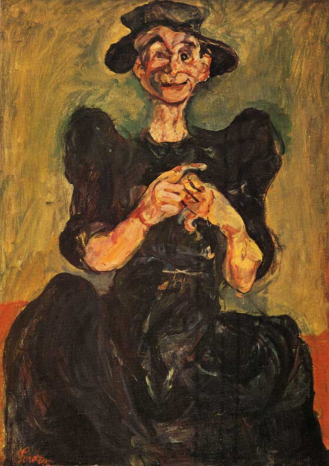 Woman Knitting